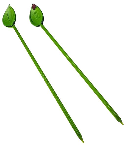 2 große Blätter (normal+Marienkäfer)